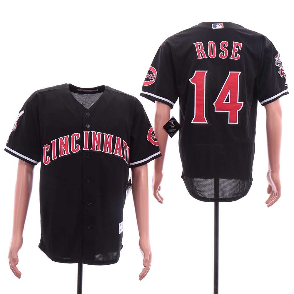 Reds 14 Pete Rose Black Cool Base Jersey Sguo,We sell and wholesale Reds 14 Pete Rose Black Cool Base Jersey Sguo on line form chian!